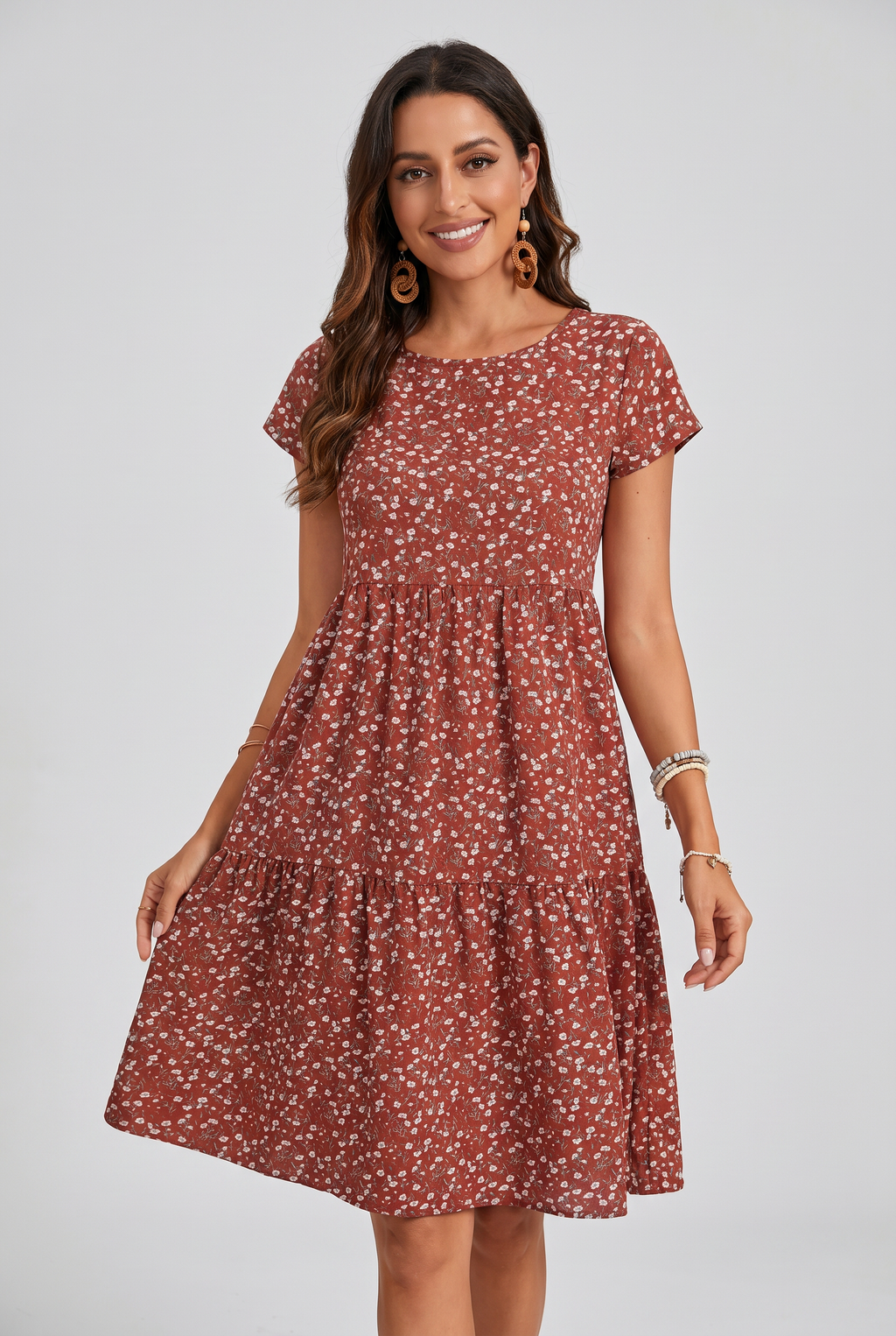 Relaxed Floral Summer Dress