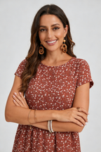 Relaxed Floral Summer Dress