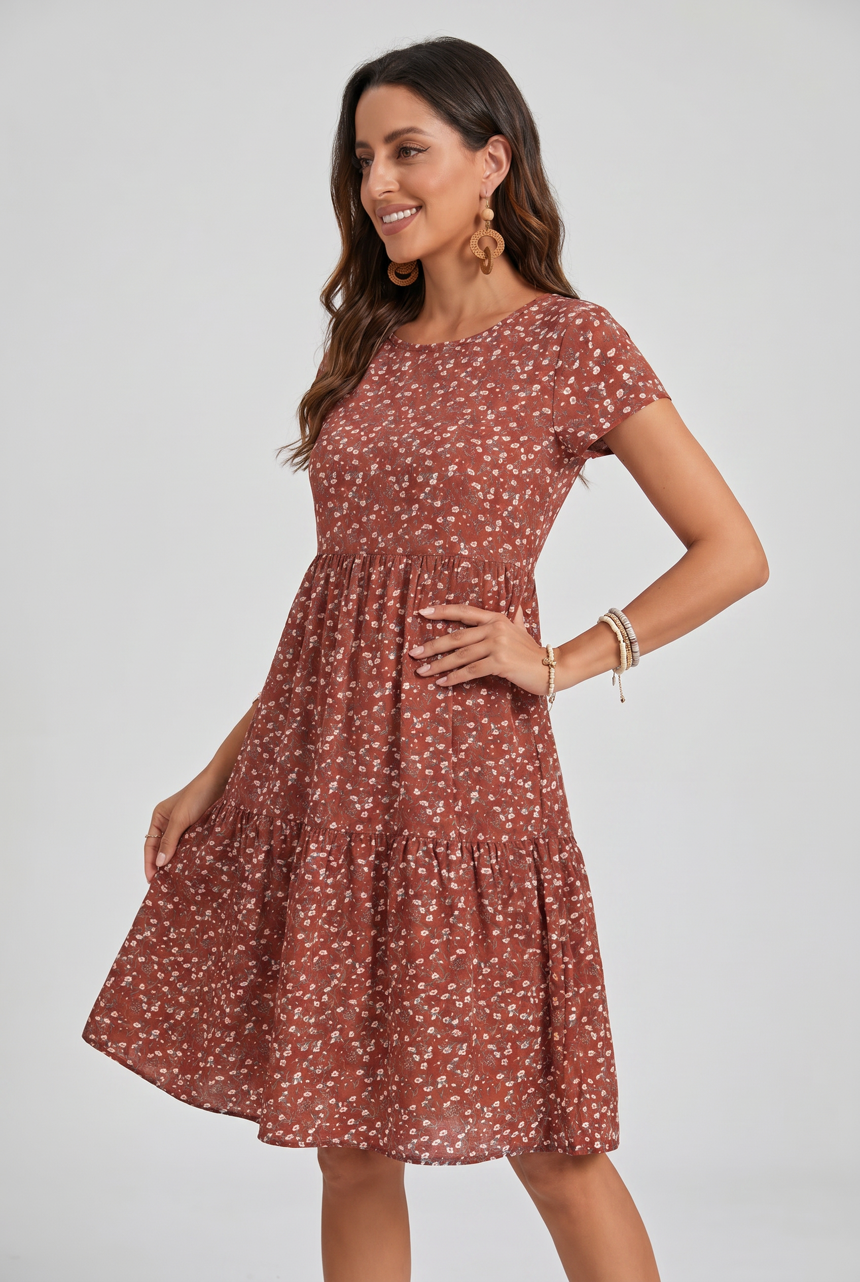 Relaxed Floral Summer Dress