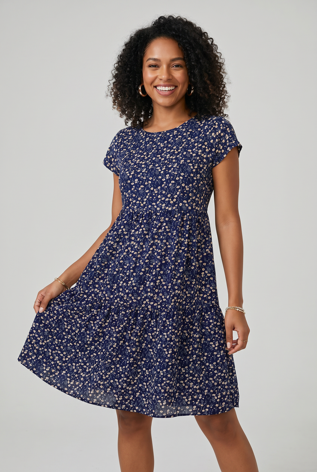 Relaxed Floral Summer Dress