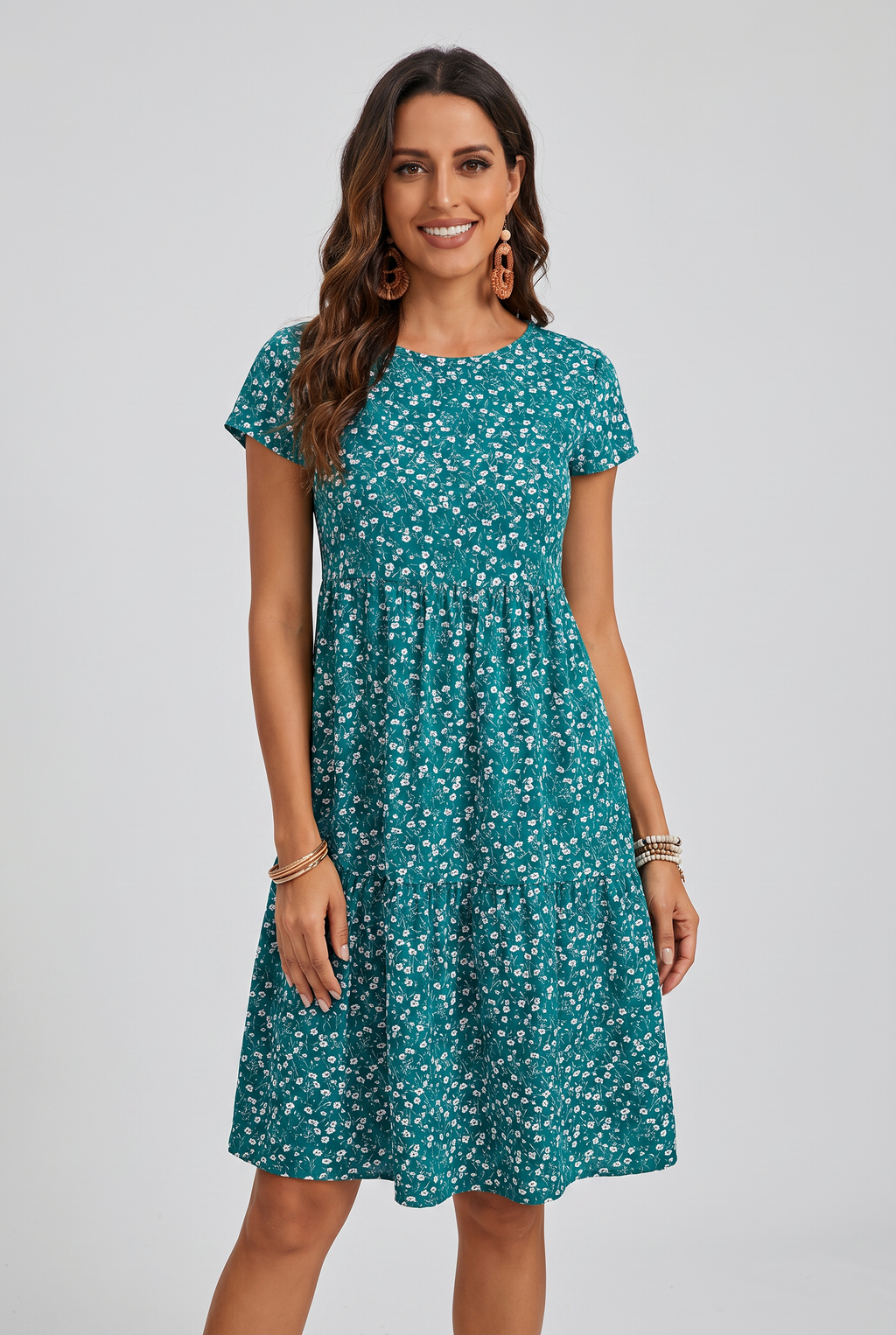 Relaxed Floral Summer Dress