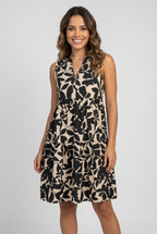 Casual Sleeveless Floral Summer Dress