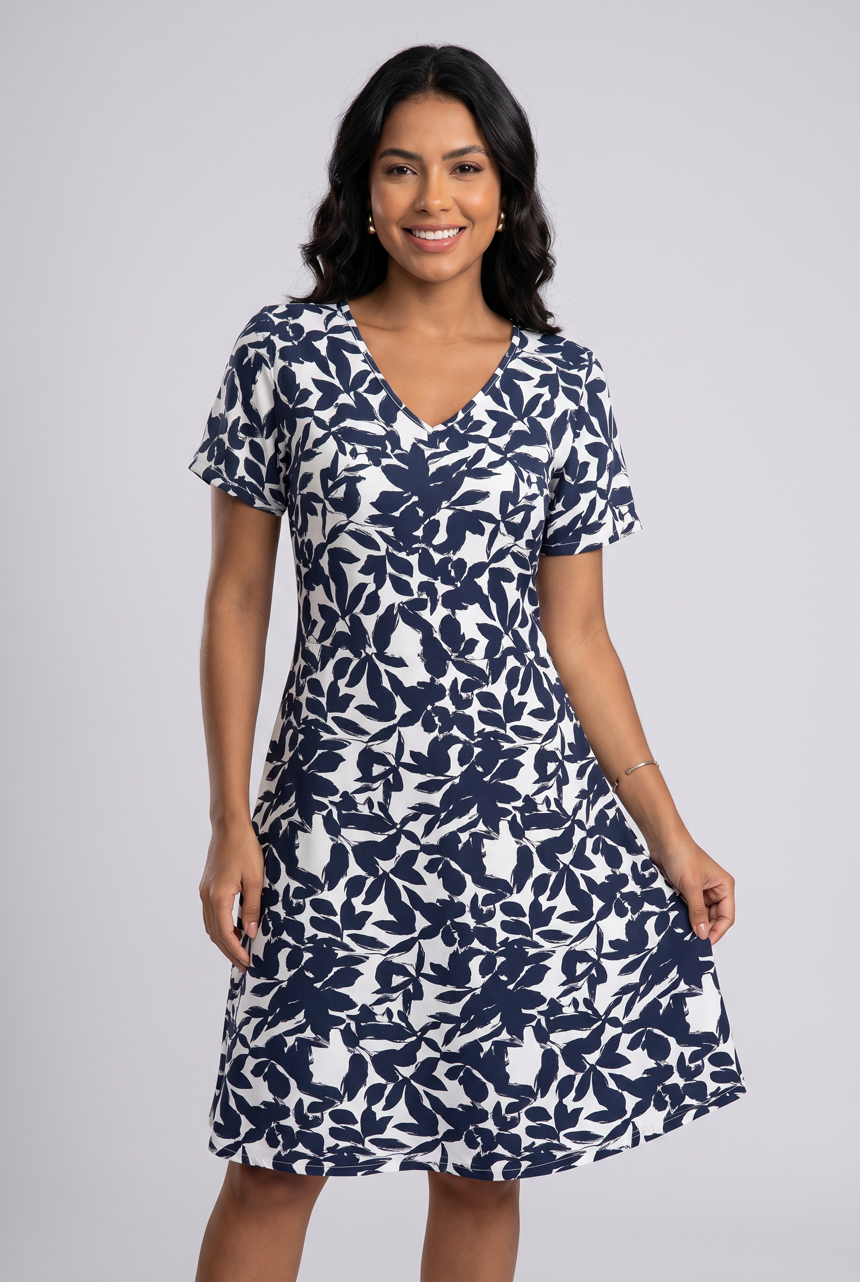 Casual Relaxed Floral Dress