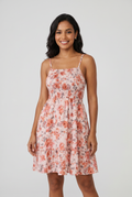 Floral Ruffle Cami Dress