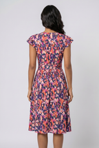 Elegant Fitted Floral Dress