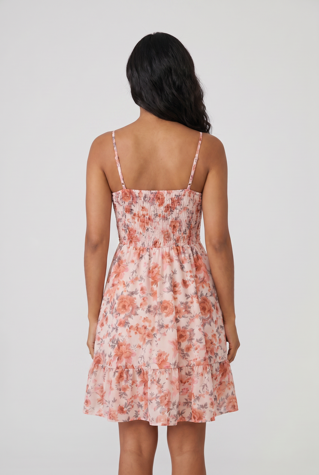 Floral Ruffle Cami Dress